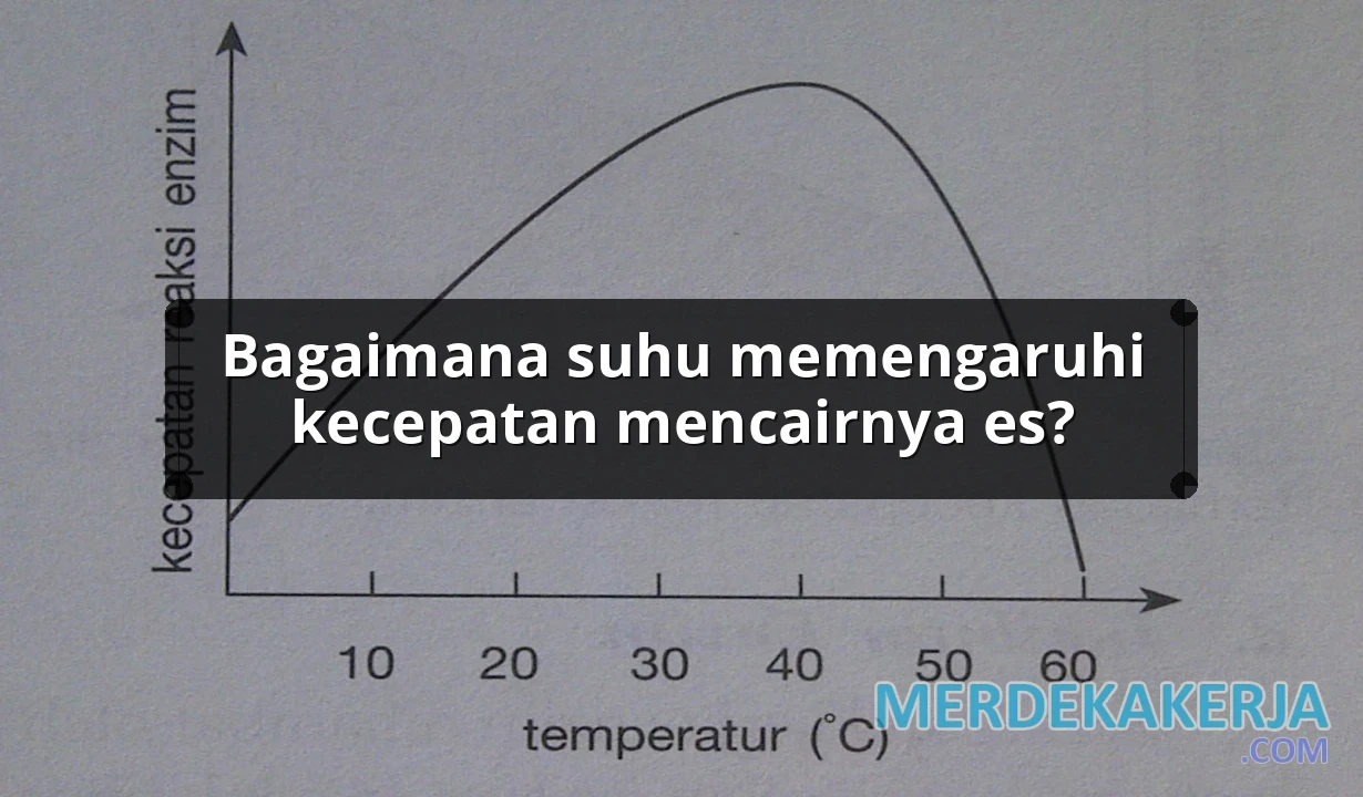 Bagaimana suhu memengaruhi kecepatan mencairnya es?