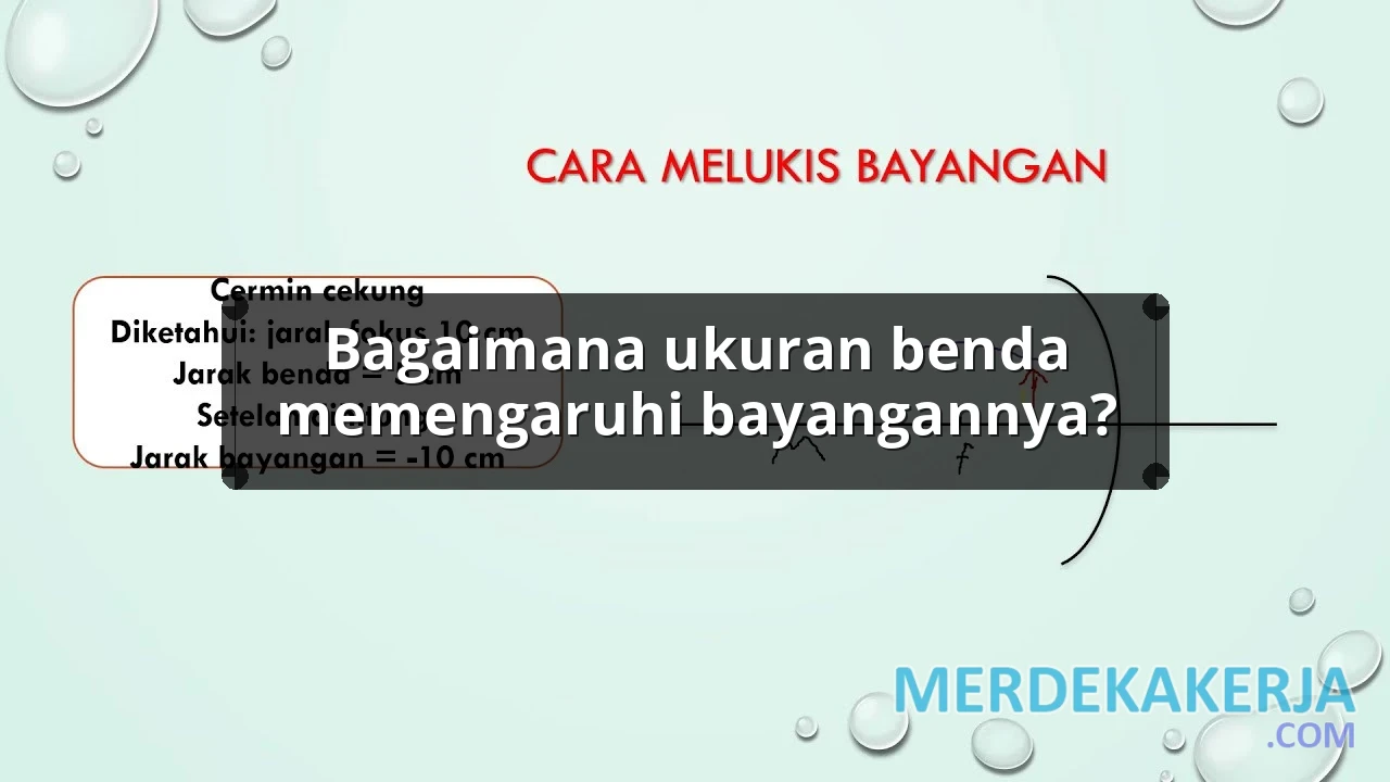 Bagaimana ukuran benda memengaruhi bayangannya?
