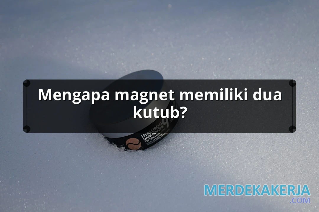 Mengapa magnet memiliki dua kutub?